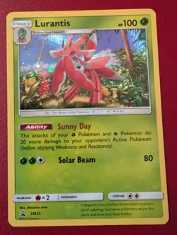 Lurantis SM25 Promo Holo Pokemon Card Excellent - Near Mint Condition - Image 1