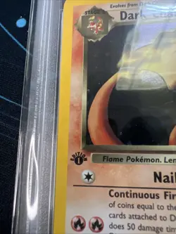 Pokemon Dark Charizard Holo Rare TCG Unlimited Card 4/82 PSA 8 1st Edition. - Image 5