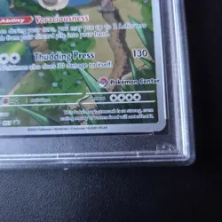 PSA 9 Snorlax SVP051 Black Star Promo 151 ETB Pokemon Center Stamped Card - Image 3