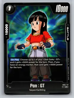 Dragon Ball Super Card Game #FB04-117 Pan : GT - Image 1