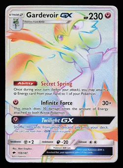 Gardevoir GX 159/147 Secret Rare Burning Shadows Pokemon Card - Image 3
