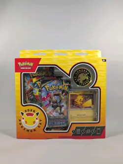 Pokemon TCG Pokemon Day 2026 Collection Box Pikachu Promo Card 3 Booster Packs - Image 1