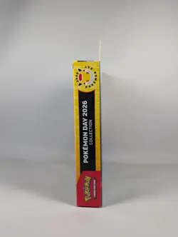 Pokemon TCG Pokemon Day 2026 Collection Box Pikachu Promo Card 3 Booster Packs - Image 3