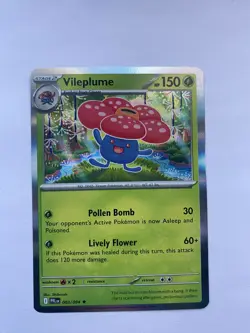 Vileplume 003/094 Holo Phantasmal Flames Pokemon Card - Image 1