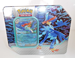 (P1) Nintendo Pokemon TCG Paldea Partners Tin Meowscarda ex 5 Booster Packs - Image 1