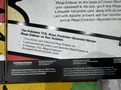 Pokemon TCG Ascended Heroes Mega Meganium & x2 Emboar Ex Box New & Sealed - Image 3