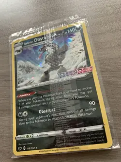 Pokemon TCG - Galarian Obstagoon - 119/202 Sword & Shield Stamped & Sealed Promo - Image 3