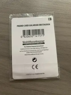 Pokemon TCG - Galarian Obstagoon - 119/202 Sword & Shield Stamped & Sealed Promo - Image 4
