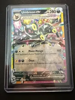 Pokemon TCG Umbreon EX 060/131 Double Rare Holo Card Prismatic Evolutions - Image 1