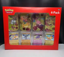 Scarlet & Violet 151 Mini Tins 4 Pack SAMS CLUB SEALED Pokemon TCG - Image 1