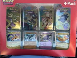 Pokemon TCG Scarlet & Violet 151 - Sam’s Club 4 Pack Mini Tin. New Sealed - Image 1