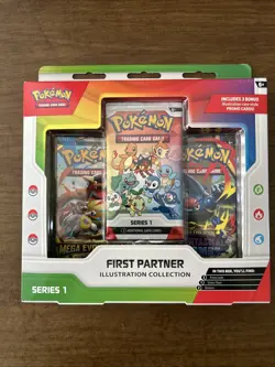 Pokemon TCG First Partner Illustration Collection Series 1 New Sealed - Image 1