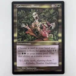 MTG Cadaverous Bloom Mirage Magic the Gathering TCG Card Shipping Included - Image 1