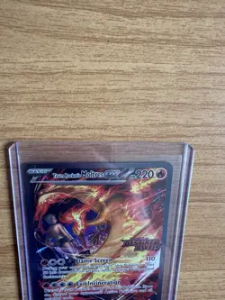2025 POKEMON Team Rocket's Moltres EX 229/182 Stamped Promo Destined Rivals - Image 4