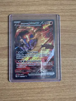 2025 POKEMON Team Rocket's Moltres EX 229/182 Stamped Promo Destined Rivals - Image 5