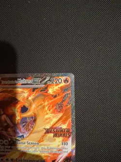 2025 POKEMON Team Rocket's Moltres EX 229/182 Stamped Promo Destined Rivals - Image 2