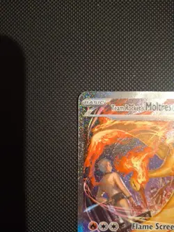 2025 POKEMON Team Rocket's Moltres EX 229/182 Stamped Promo Destined Rivals - Image 5