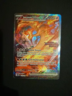 2025 POKEMON Team Rocket's Moltres EX 229/182 Stamped Promo Destined Rivals - Image 1