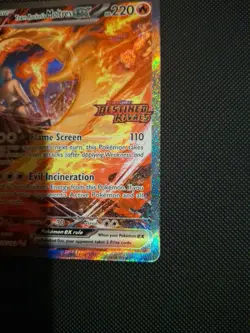 2025 POKEMON Team Rocket's Moltres EX 229/182 Stamped Promo Destined Rivals - Image 3