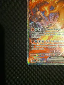 2025 POKEMON Team Rocket's Moltres EX 229/182 Stamped Promo Destined Rivals - Image 4
