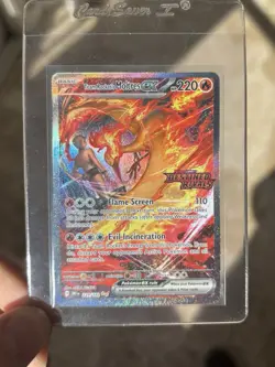 Pokemon Team Rocket's Moltres ex - Destined Rivals Stamped Promo 229/182 - Image 1