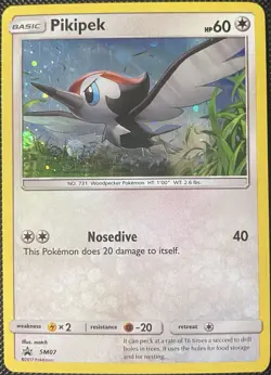 Pikipek SM07 Sm Cosmos Holo Promo - Pokemon Card - Image 1