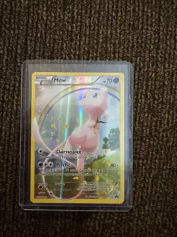 Mew XY110 XY Black Star Promo Holo Foil Pokemon TCG Card LP Condition - Image 1