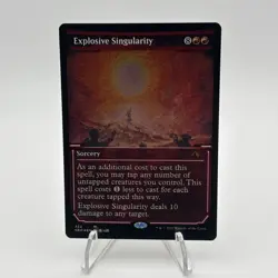 Explosive Singularity (Showcase) (Foil Etched) Kamigawa: Neon Dynasty Foil - Image 1