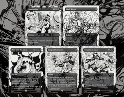 MTG Secret Lair Marvel Spider-Man: Venom Unleashed Inks Rainbow Foil - NO BONUS - Image 1