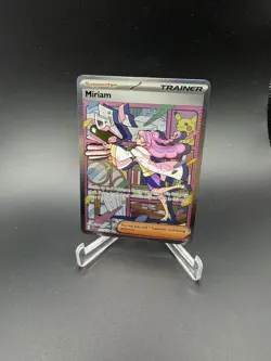 Pokemon Miriam Scarlet & Violet Base 251/198 Special Illustration Rare Trainer - Image 1