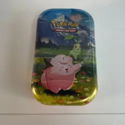 Pokemon TCG: Mega Evolution Ascended Heroes Mini Tin: Clefairy & Chikorita NEW - Image 2