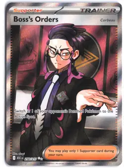 Boss's Orders [Corbeau] 256/217 Ultra Rare ME: Ascended Heroes Pokemon - Image 1