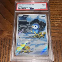 Pokemon Piplup Illustration Rare 098/094 Phantasmal Flames Holo - Image 1