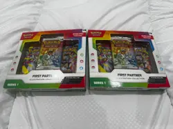 2x POKEMON TCG - FIRST PARTNER ILLUSTRATION COLLECTION - SERIES 1 - NEW & SEALED - Image 1