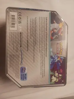 Pokemon TCG Paldea Partners Tin - Quaquaval Ex - 5 Pokemon TCG Booster Packs - Image 2