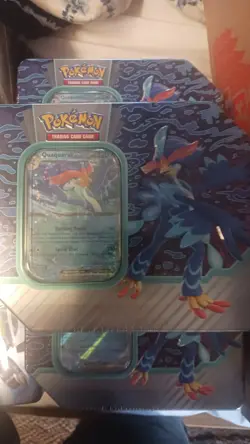 Pokemon TCG Paldea Partners Tin - Quaquaval Ex - 5 Pokemon TCG Booster Packs - Image 3