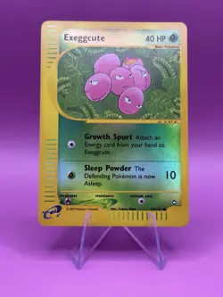 Pokemon Exeggcute 76/147 Reverse Holo Aquapolis e-Reader Rare Vintage Raw - Image 1