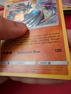 Lucario SM54 Promo Holo Pokemon Card Excellent - Near Mint Condition - Image 4