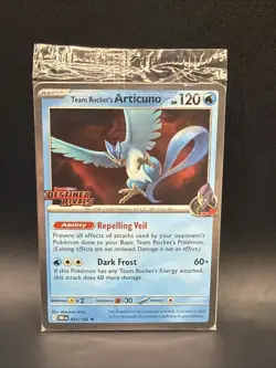 Pokemon Team Rocket’s Articuno 051/182 Destined Rivals Stamped Sealed - Image 1