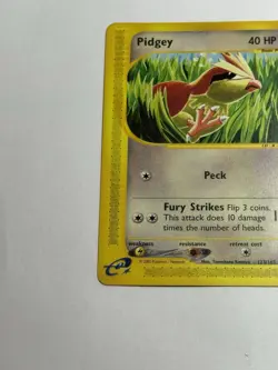 💥 Pidgey Pokemon 2002 TCG (Expedition E-Reader Set) Non Holo Foil # 123/165 - Image 5