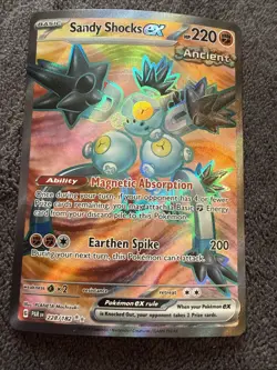 2023 Pokemon Scarlet&Violet Paradox Rift SandyShocks EXSecret DoubleRare 228/182 - Image 1