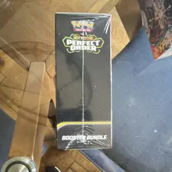 Pokemon TCG Mega Evolution Perfect Order Booster Box Collectors Edition 6 Packs - Image 3