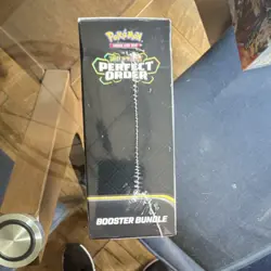 Pokemon TCG Mega Evolution Perfect Order Booster Box Collectors Edition 6 Packs - Image 4