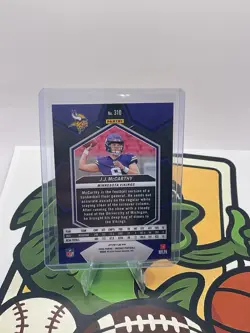 2024 Panini Mosaic - Rookies J.J. McCarthy #310 Honeycomb Prizm (RC) - Image 2