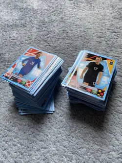 Crystal Blue Parallel Bundle - Topps Match Attax UEFA Euro 2024-Around 240 Cards - Image 2