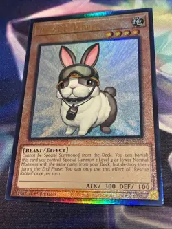 Yu-Gi-Oh! TCG Rescue Rabbit RA02-EN008 Ultimate Rare 1st Edition NM/M - Image 2