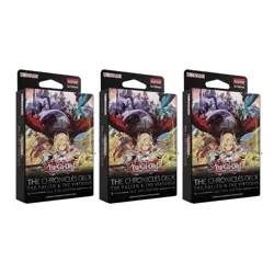 Yugioh The Chronicles Deck The Fallen & The Virtuous All-Foil Edition 3-Deck Set - Image 1