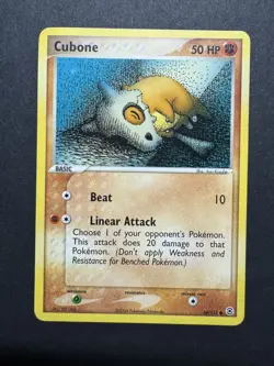 Pokemon TCG Cubone 60/112 FireRed & LeafGreen Non-Holo Card (2) - Image 1