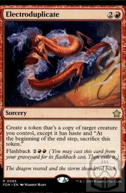 Electroduplicate 85 R Foundations Magic: The Gathering NM/M - Image 3
