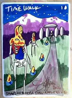 MTG ARTIST PROOF Portuguese Icy Manipulator AP Sketch Art Amy WEBER Magic - Image 1